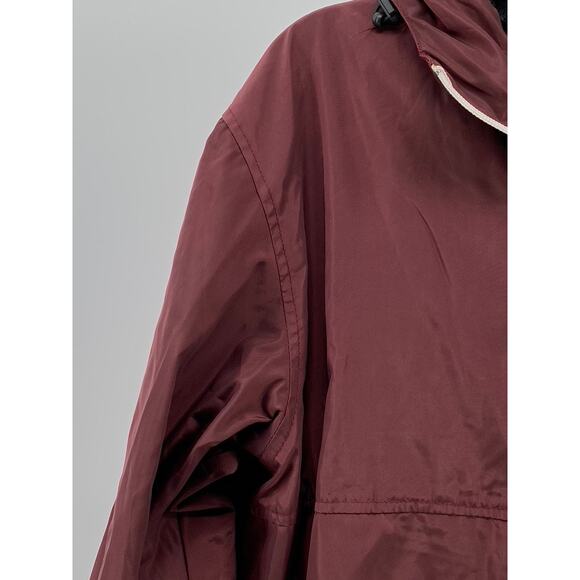 OAHU GEAR COMPANY Men's Burgundy Half Zip Long Sleeve Pullover Jacket SZ S - Picture 3 of 12